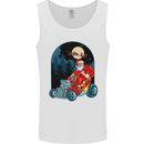 Hot Rod Santa Clause Hotrod Christmas Mens Vest Tank Top White