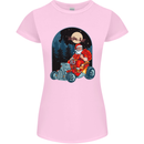 Hot Rod Santa Clause Hotrod Christmas Womens Petite Cut T-Shirt Light Pink