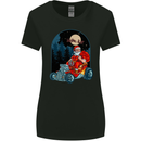 Hot Rod Santa Clause Hotrod Christmas Womens Wider Cut T-Shirt Black