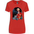 Hot Rod Santa Clause Hotrod Christmas Womens Wider Cut T-Shirt Red