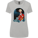 Hot Rod Santa Clause Hotrod Christmas Womens Wider Cut T-Shirt Sports Grey