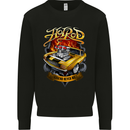 Hotrod Legend Hot Rod Dragster Car Kids Sweatshirt Jumper Black