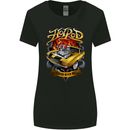 Hotrod Legend Hot Rod Dragster Car Womens Wider Cut T-Shirt Black