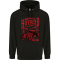 Hotrod Steel in Motion Hot Rod Dragster Car Childrens Kids Hoodie Black