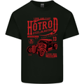 Hotrod Steel in Motion Hot Rod Dragster Car Mens Cotton T-Shirt Tee Top Black