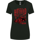 Hotrod Steel in Motion Hot Rod Dragster Car Womens Wider Cut T-Shirt Black