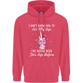 How To Act My Age Funny Unicorn Birthday Childrens Kids Hoodie Heliconia