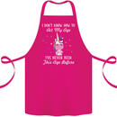 How To Act My Age Funny Unicorn Birthday Cotton Apron 100% Organic Pink