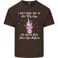 How To Act My Age Funny Unicorn Birthday Mens Cotton T-Shirt Tee Top Dark Chocolate