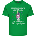 How To Act My Age Funny Unicorn Birthday Mens Cotton T-Shirt Tee Top Irish Green