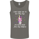 How To Act My Age Funny Unicorn Birthday Mens Vest Tank Top Charcoal