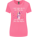 How To Act My Age Funny Unicorn Birthday Womens Wider Cut T-Shirt Azalea