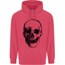 Human Skull Childrens Kids Hoodie Heliconia