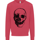 Human Skull Mens Sweatshirt Jumper Heliconia