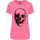 Human Skull Womens Wider Cut T-Shirt Azalea