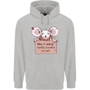 Hungry Mouse Childrens Kids Hoodie Sports Grey
