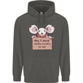 Hungry Mouse Childrens Kids Hoodie Storm Grey