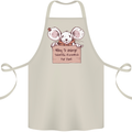 Hungry Mouse Cotton Apron 100% Organic Natural