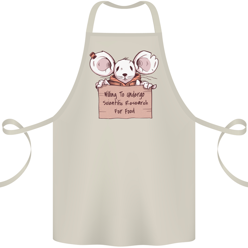 Hungry Mouse Cotton Apron 100% Organic Natural
