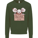 Hungry Mouse Kids Sweatshirt Jumper Forest Green