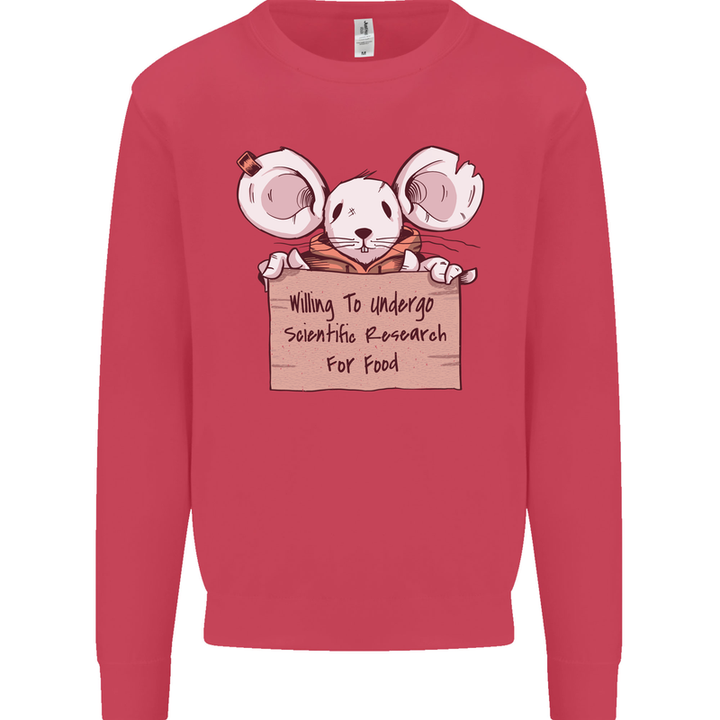 Hungry Mouse Kids Sweatshirt Jumper Heliconia