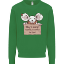 Hungry Mouse Kids Sweatshirt Jumper Irish Green