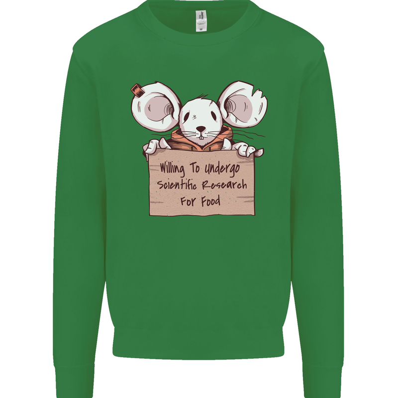 Hungry Mouse Kids Sweatshirt Jumper Irish Green
