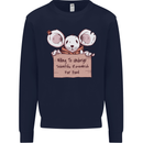Hungry Mouse Kids Sweatshirt Jumper Navy Blue