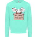 Hungry Mouse Kids Sweatshirt Jumper Peppermint