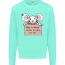 Hungry Mouse Kids Sweatshirt Jumper Peppermint