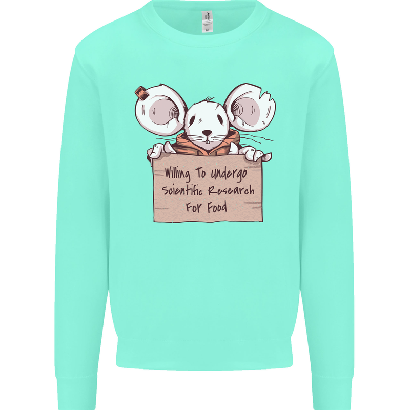 Hungry Mouse Kids Sweatshirt Jumper Peppermint