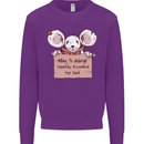 Hungry Mouse Kids Sweatshirt Jumper Purple