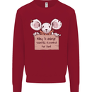 Hungry Mouse Kids Sweatshirt Jumper Red
