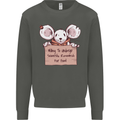 Hungry Mouse Kids Sweatshirt Jumper Storm Grey