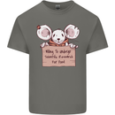 Hungry Mouse Kids T-Shirt Childrens Charcoal