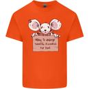 Hungry Mouse Kids T-Shirt Childrens Orange