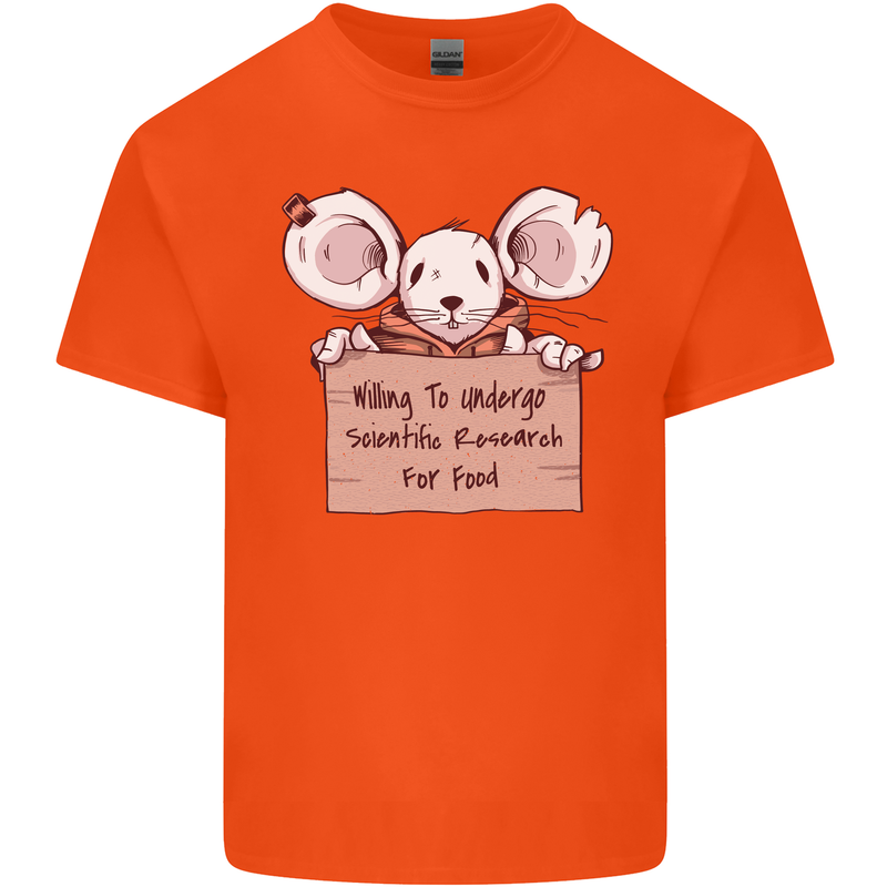 Hungry Mouse Kids T-Shirt Childrens Orange