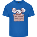 Hungry Mouse Kids T-Shirt Childrens Royal Blue