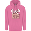 Hungry Mouse Mens 80% Cotton Hoodie Azelea
