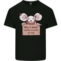 Hungry Mouse Mens Cotton T-Shirt Tee Top Black
