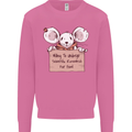 Hungry Mouse Mens Sweatshirt Jumper Azalea