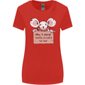 Hungry Mouse Womens Wider Cut T-Shirt Red