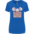 Hungry Mouse Womens Wider Cut T-Shirt Royal Blue