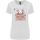 Hungry Mouse Womens Wider Cut T-Shirt White