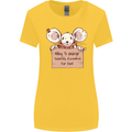 Hungry Mouse Womens Wider Cut T-Shirt Yellow