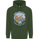 Hunting Making Another Call Hunter Funny Childrens Kids Hoodie Forest Green