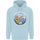 Hunting Making Another Call Hunter Funny Childrens Kids Hoodie Light Blue