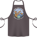Hunting Making Another Call Hunter Funny Cotton Apron 100% Organic Dark Grey
