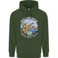 Hunting Making Another Call Hunter Funny Mens 80% Cotton Hoodie Forest Green