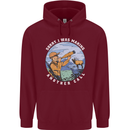 Hunting Making Another Call Hunter Funny Mens 80% Cotton Hoodie Maroon